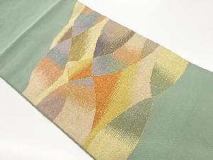 綴れ抽象模様織出し名古屋帯